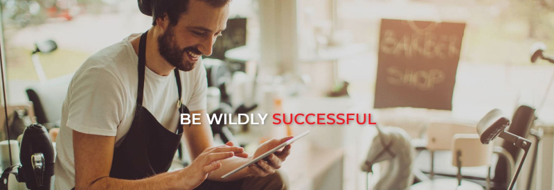 An image of be wildly successful logo