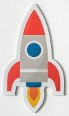 An image of rocket graphic for ahp blog