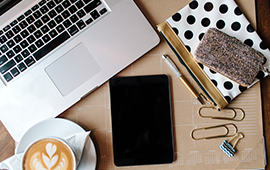 desk scene