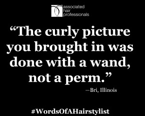 Words of a hairstylist
