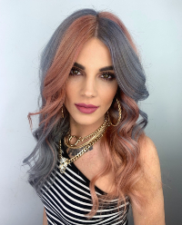 An image of bold block color hair AHP blog