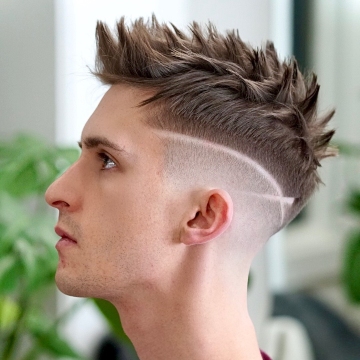 An image of mens hair cut for AHP blog
