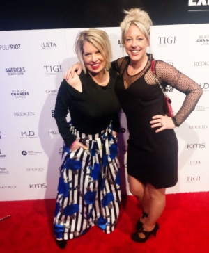 An image of beauty changes lives Tracy and Ali on red carpet