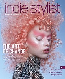 An image of cover of indie stylist magazine volume 1 issue 4 the art of change