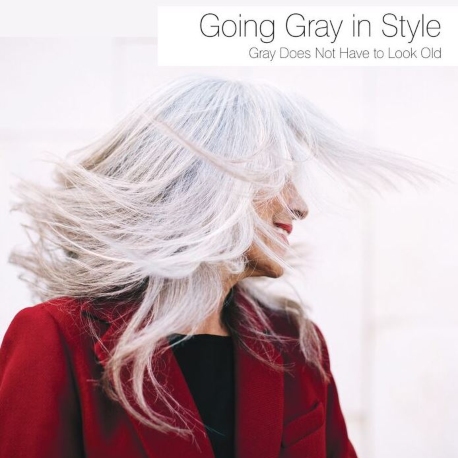 An image of  woman with grey hair for ahp blog
