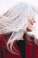 An image of  woman with grey hair for ahp blog