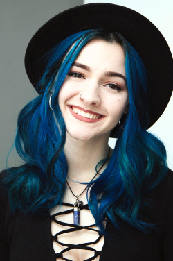 An image of blue hair for ahp blog