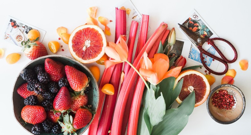 An image of fruits and vegetables