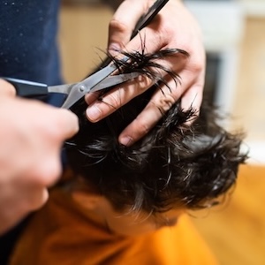 Cowlick Cutting