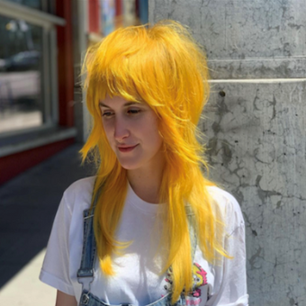 Yellow haired shag