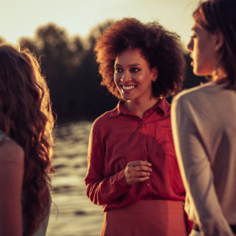 Group of women talking