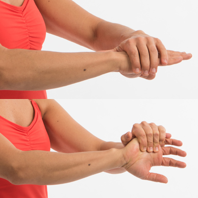 Wrist pronation for hairstylists